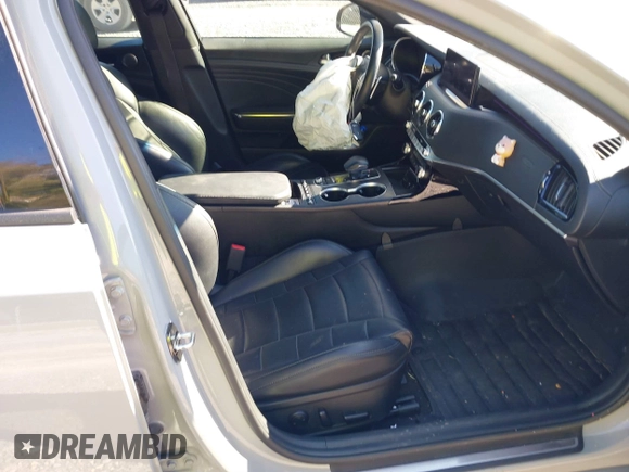 2022 Kia Stinger GT2 with VIN KNAE55LC8N6105316, listed as a IAAI auction lot 40491088 with 54,503 mi miles and . Bid and sale history available at DreamBid. Image 5.
