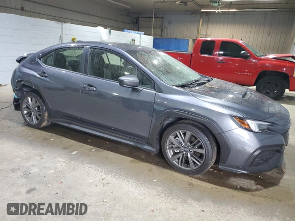2024 Subaru WRX with VIN JF1VBAB6XR9807163, listed as a Copart auction lot 77442724 with 326 mi miles and Salvage Title. Bid and sale history available at carsss.com. Image 4.