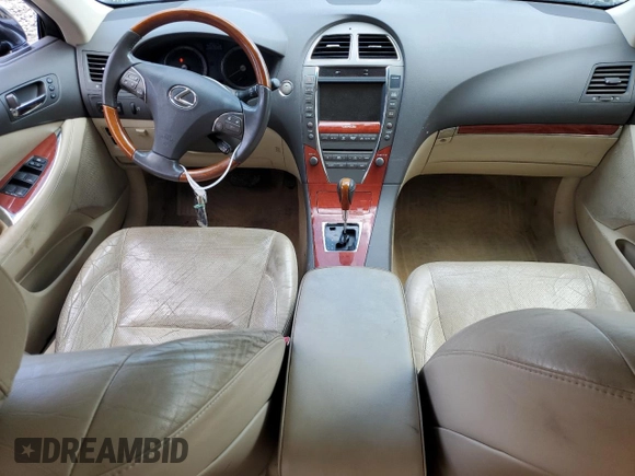2012 Lexus ES with VIN JTHBK1EG7C2504440, listed as a Copart auction lot 50044775 with 255,978 mi miles and Salvage Title. Bid and sale history available at carsss.com. Image 8.