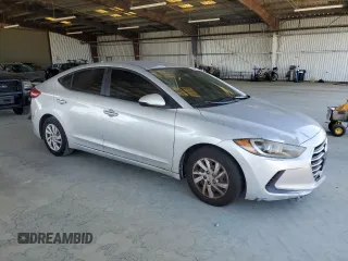 2017 Hyundai Elantra SE with VIN 5NPD74LF3HH082194, listed as a Copart auction lot 63197875 with 136,368 mi miles and Clean title. Bid and sale history available at DreamBid. Image 4.