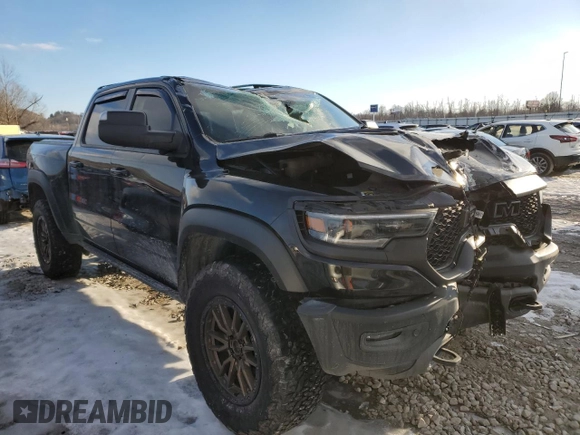 2021 Ram 1500 TRX with VIN 1C6SRFU9XMN704748, listed as a Copart auction lot 89356555 with 104,286 mi miles and Salvage Title. Bid and sale history available at carsss.com. Image 4.
