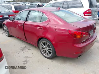 2008 Lexus IS with VIN JTHBK262685079680, listed as a IAAI auction lot 41852665 with 145,500 mi miles. Bid and sale history available at carsss.com. Image 3.