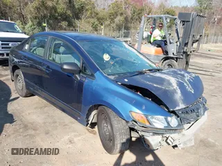 2011 Honda Civic LX with VIN 19XFA1F54BE011660, listed as a IAAI auction lot 41785657 with 282,663 mi miles and . Bid and sale history available at DreamBid. Image 1.