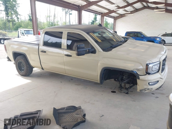 2018 GMC Sierra 1500 SLT z VIN 3GTU2NEC2JG227151, wystawiony jako IAAI lot #42439677 z przebiegiem 105 891 mil mil oraz . Historia ofert i sprzedaży dostępna na DreamBid. Obrazek 1.