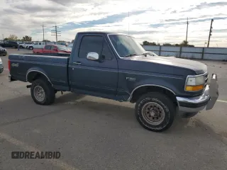 1992 Ford F-150 with VIN 1FTEF14N7NNB19495, listed as a Copart auction lot 78733494 with 250,495 mi miles and Salvage Title. Bid and sale history available at carsss.com. Image 4.