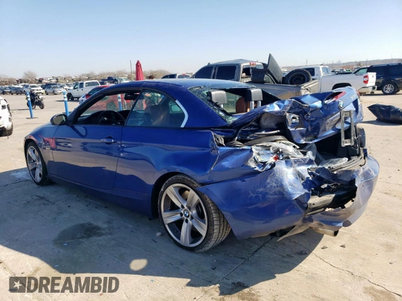 2008 BMW 3 Series 335i with VIN WBAWL73528PX58536, listed as a Copart auction lot 46889105 with Not Provided miles and Salvage Title. Bid and sale history available at carsss.com. Image 2.