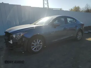 2016 Mazda 3 i Sport with VIN JM1BM1U72G1314831, listed as a Copart auction lot 53590235 with 100,547 mi miles and Salvage Title. Bid and sale history available at DreamBid. Image 1.