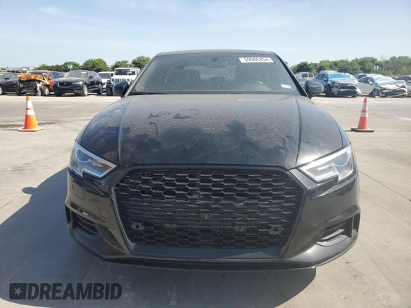 2017 Audi A3 Sedan Premium with VIN WAUAUGFF8H1037670, listed as a Copart auction lot 59986454 with 93,356 mi miles and Salvage Title. Bid and sale history available at carsss.com. Image 5.