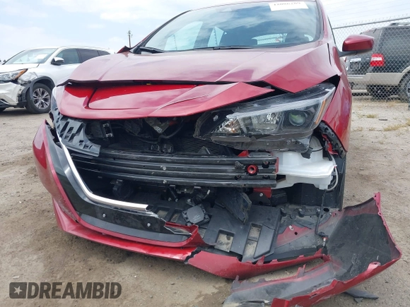 2022 Nissan LEAF SV with VIN 1N4AZ1CV8NC563090, listed as a IAAI auction lot 42086289 with 24,215 mi miles and . Bid and sale history available at DreamBid. Image 6.