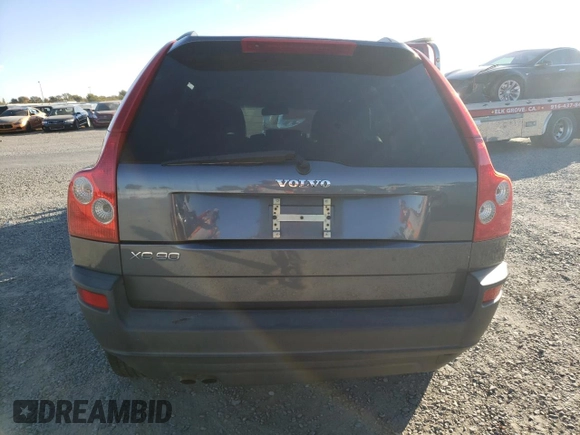 2006 Volvo XC90 2.5L Turbo with VIN YV4CY592661270633, listed as a Copart auction lot 79731574 with 184,981 mi miles and Salvage Title. Bid and sale history available at carsss.com. Image 6.