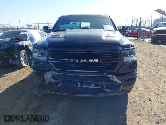 2022 Ram 1500 Laramie with VIN 1C6SRFRT7NN180979, listed as a IAAI auction lot 41824340 with 32,446 mi miles and . Bid and sale history available at DreamBid. Image 12.