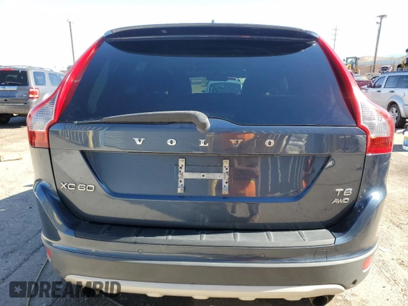2011 Volvo XC60 3.0T with VIN YV4902DZ6B2186028, listed as a Copart auction lot 56668135 with 161,704 mi miles and Salvage title. Bid and sale history available at DreamBid. Image 6.