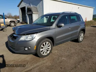 2011 Volkswagen Tiguan SE with VIN WVGBV7AX6BW525171, listed as a Copart auction lot 53643265 with 208,206 mi miles and Clean Title. Bid and sale history available at DreamBid. Image 1.