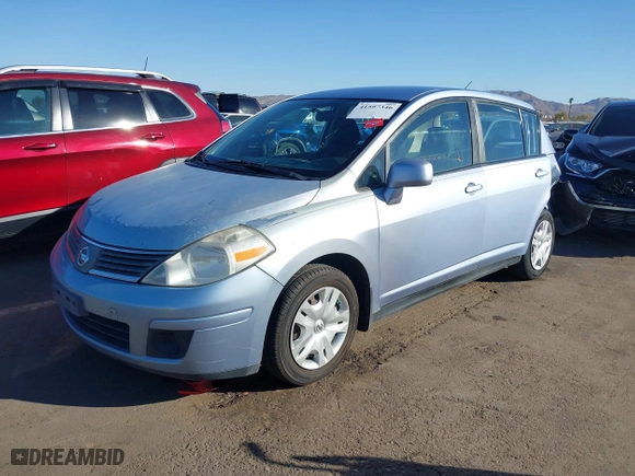2010 Nissan Versa 1.8 S with VIN 3N1BC1CP8AL370327, listed as a IAAI auction lot 41597346 with 150,843 mi miles. Bid and sale history available at carsss.com. Image 17.