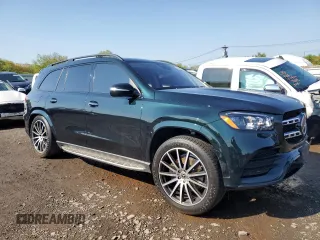 2023 Mercedes-Benz GLS 450 with VIN 4JGFF5KE2PA929007, listed as a Copart auction lot 52700334 with 11,982 mi miles and Salvage Title. Bid and sale history available at DreamBid. Image 4.