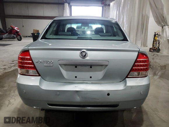2006 Mercury Montego Premier z VIN 1MEHM42106G604182, wystawiony jako Copart lot #58371085 z przebiegiem 75 013 mil mil oraz Szkoda całkowita • Salvage title. Historia ofert i sprzedaży dostępna na DreamBid. Obrazek 6.