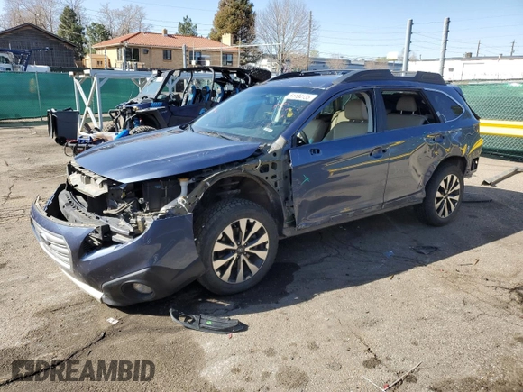 2015 Subaru Outback Limited with VIN 4S4BSBJCXF3336541, listed as a Copart auction lot 51184135 with 87,110 mi miles and Salvage Title. Bid and sale history available at DreamBid. Image 1.
