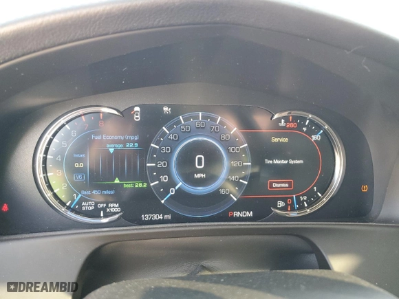 2016 Cadillac CT6 Premium Luxury AWD with VIN 1G6KF5RS4GU162079, listed as a Copart auction lot 80267344 with 137,304 mi miles and Clean Title. Bid and sale history available at carsss.com. Image 9.