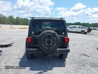 2021 Jeep Wrangler Unlimited Sahara with VIN 1C4HJXEN9MW681422, listed as a IAAI auction lot 42563426 with 48,582 mi miles and . Bid and sale history available at DreamBid. Image 16.