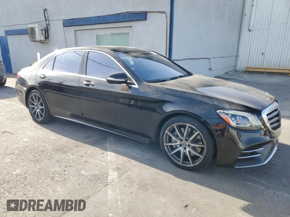 2020 Mercedes-Benz S-Class S 560 with VIN WDDUG8DB9LA525635, listed as a Copart auction lot 80892584 with 119,019 mi miles and Salvage Title. Bid and sale history available at carsss.com. Image 4.