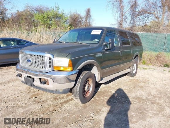 2001 Ford Excursion Limited with VIN 1FMNU43S11EA01026, listed as a IAAI auction lot 41994947 with 193,365 mi miles and . Bid and sale history available at DreamBid. Image 2.