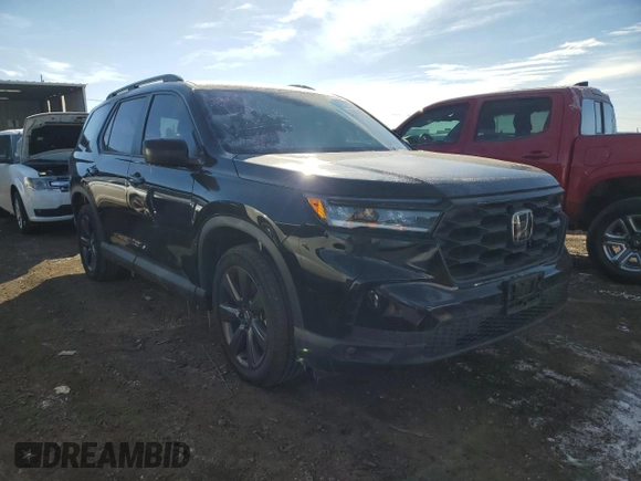 2023 Honda Pilot Sport with VIN 5FNYG1H33PB003487, listed as a Copart auction lot 44644185 with 51,152 mi miles and Salvage Title. Bid and sale history available at carsss.com. Image 4.