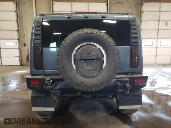 2006 Hummer H2 with VIN 5GRGN23U86H113357, listed as a Copart auction lot 75432754 with 170,799 mi miles and Salvage Title. Bid and sale history available at carsss.com. Image 6.