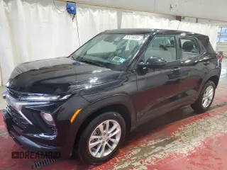 2024 Chevrolet TrailBlazer LS with VIN KL79MMS21RB072776, listed as a Copart auction lot 87416004 with 15,909 mi miles and Salvage Title. Bid and sale history available at carsss.com. Image 1.