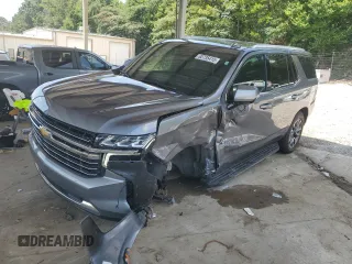 2021 Chevrolet Tahoe LT with VIN 1GNSKNKD0MR439823, listed as a Copart auction lot 62735415 with 50,521 mi miles and Salvage title. Bid and sale history available at DreamBid. Image 1.