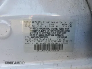 2024 Nissan Versa SR z VIN 3N1CN8FV3RL906503, wystawiony jako Copart lot #60520285 z przebiegiem 30 285 mil mil oraz Nie do naprawy • Non repairable. Historia ofert i sprzedaży dostępna na DreamBid. Obrazek 12.