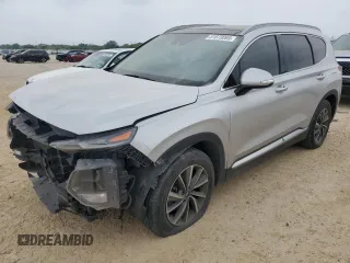 2019 Hyundai Santa Fe Limited with VIN 5NMS53AD2KH027877, listed as a Copart auction lot 51873095 with 105,587 mi miles and Clean Title. Bid and sale history available at carsss.com. Image 1.