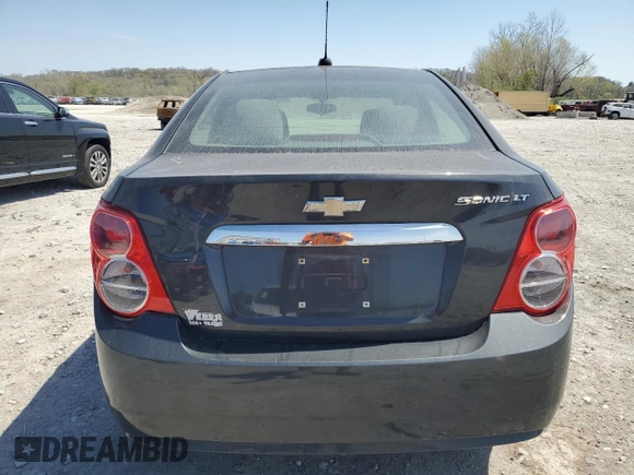 2015 Chevrolet Sonic LT with VIN 1G1JC5SH6F4134436, listed as a Copart auction lot 52627365 with 153,286 mi miles and Salvage Title. Bid and sale history available at DreamBid. Image 6.