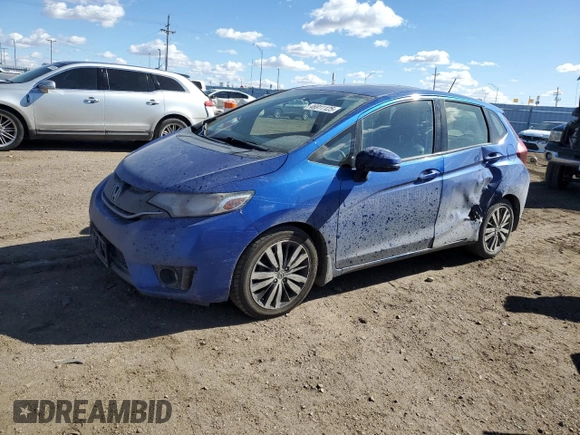 2016 Honda Fit EX-L with VIN JHMGK5H86GS008858, listed as a Copart auction lot 46911125 with 81,841 mi miles and Salvage title. Bid and sale history available at DreamBid. Image 1.