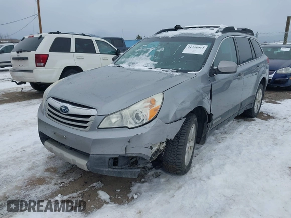2011 Subaru Outback 3.6R Limited with VIN 4S4BRDJC8B2424463, listed as a IAAI auction lot 41358414 with 164,533 mi miles. Bid and sale history available at carsss.com. Image 6.