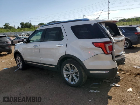 2019 Ford Explorer Limited with VIN 1FM5K8F89KGB48844, listed as a Copart auction lot 61423955 with 161,762 mi miles and Salvage title. Bid and sale history available at DreamBid. Image 2.