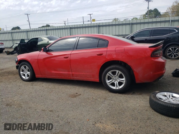2022 Dodge Charger SXT with VIN 2C3CDXBG7NH194764, listed as a Copart auction lot 50421475 with 34,390 mi miles and Salvage Title. Bid and sale history available at DreamBid. Image 2.