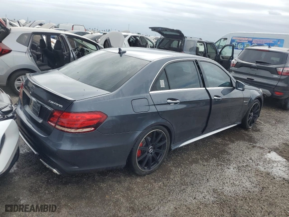 2014 Mercedes-Benz E-Class E 63 AMG S-Model with VIN WDDHF7GB5EB032039, listed as a Copart auction lot 74464924 with 0 mi miles and Salvage Title. Bid and sale history available at carsss.com. Image 3.