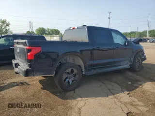 2024 Ford F-150 Lightning Flash with VIN 1FT6W3L75RWG27385, listed as a Copart auction lot 58961275 with 6,010 mi miles and Clean title. Bid and sale history available at DreamBid. Image 3.