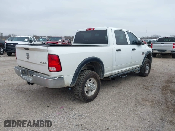 2012 Ram 2500 ST with VIN 3C6TD5CT1CG113340, listed as a IAAI auction lot 41517671 with 196,799 mi miles. Bid and sale history available at carsss.com. Image 4.