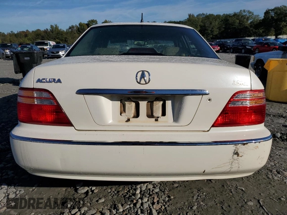 2002 Acura RL with VIN JH4KA96592C015836, listed as a Copart auction lot 80301844 with 150,054 mi miles and Salvage Title. Bid and sale history available at carsss.com. Image 6.