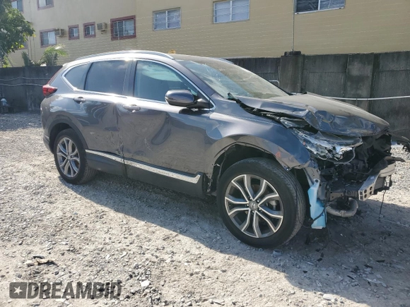 2020 Honda CR-V Touring with VIN 2HKRW2H96LH677520, listed as a Copart auction lot 52264155 with 33,909 mi miles and Salvage Title. Bid and sale history available at DreamBid. Image 4.