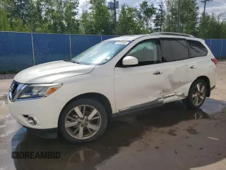 2014 Nissan Pathfinder S with VIN 5N1AR2MM5EC671748, listed as a Copart auction lot 59704865 with 240,992 mi miles and Salvage title. Bid and sale history available at DreamBid. Image 1.