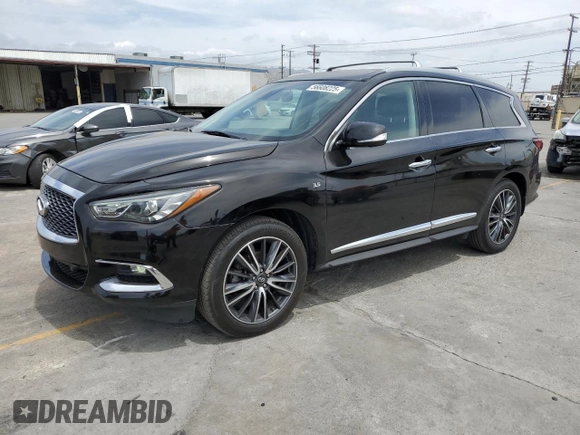 2016 Infiniti QX60 with VIN 5N1AL0MM5GC522443, listed as a Copart auction lot 56608225 with 173,181 mi miles and Salvage Title. Bid and sale history available at DreamBid. Image 1.