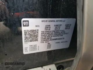 2021 Chevrolet Tahoe Commercial with VIN 1GNSCLED8MR450579, listed as a Copart auction lot 47252075 with 67,917 mi miles and Salvage title. Bid and sale history available at DreamBid. Image 14.