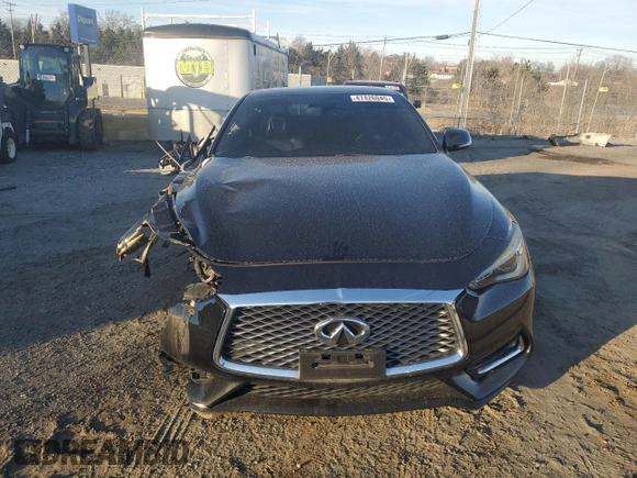 2017 Infiniti Q60 2.0t with VIN JN1CV7EL4HM320083, listed as a Copart auction lot 47426045 with 116,411 mi miles and Salvage Title. Bid and sale history available at DreamBid. Image 5.
