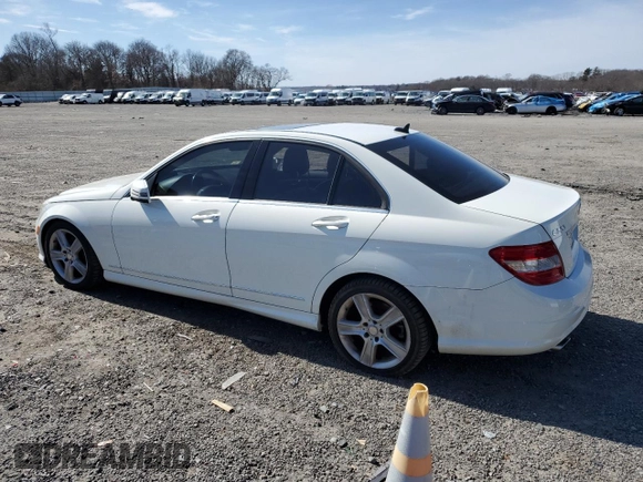 2011 Mercedes-Benz C 300 Sport with VIN WDDGF8BB8BR185395, listed as a Copart auction lot 47093435 with 137,621 mi miles and Clean title. Bid and sale history available at DreamBid. Image 2.