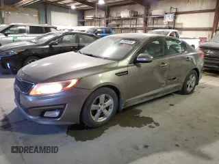 2014 Kia Optima LX with VIN 5XXGM4A71EG292110, listed as a Copart auction lot 87805195 with 175,367 mi miles and Salvage Title. Bid and sale history available at carsss.com. Image 1.