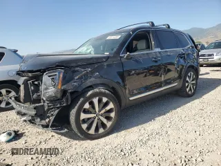 2021 Kia Telluride S z VIN 5XYP64HC9MG188262, wystawiony jako Copart lot #60514285 z przebiegiem 105 452 mil mil oraz Szkoda całkowita • Salvage title. Historia ofert i sprzedaży dostępna na DreamBid. Obrazek 1.