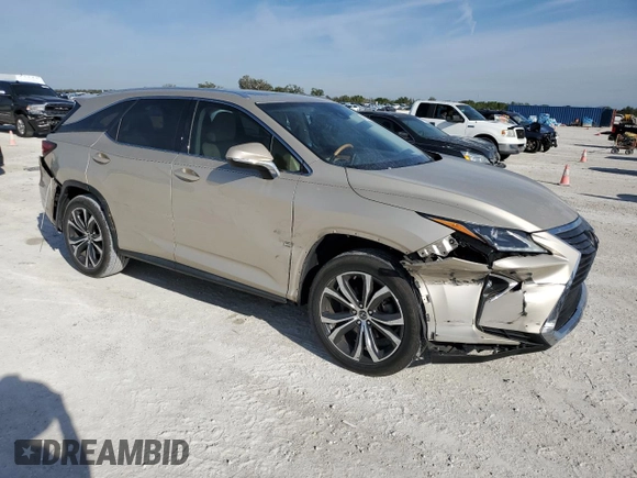 2018 Lexus RX with VIN JTJGZKCA3J2005247, listed as a Copart auction lot 47534675 with 4,801 mi miles and Salvage Title. Bid and sale history available at carsss.com. Image 4.