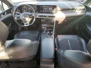 2021 Kia K5 GT-Line with VIN 5XXG64J2XMG058996, listed as a Copart auction lot 48016585 with 54,931 mi miles and Salvage Title. Bid and sale history available at carsss.com. Image 8.